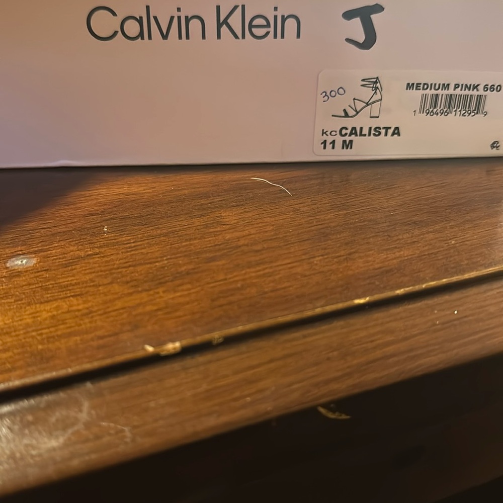 Pink Calvin Klein Strappy sandal size 11